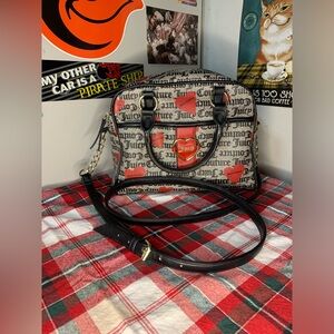 Juicy Couture Red and Black Satchel Bag